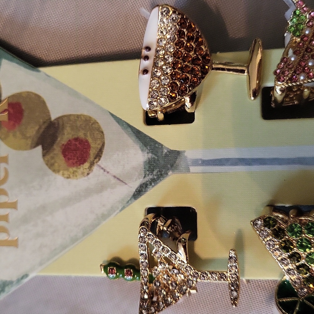 Piper K Cocktail Hair Clips Set - Picture 3 of 4